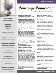 June 2025 Concierge Connection Newsletter
